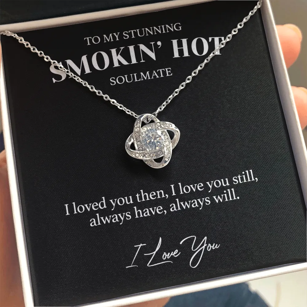 My Stunning Soulmate - Love You Still Luxury Love Knot Necklace