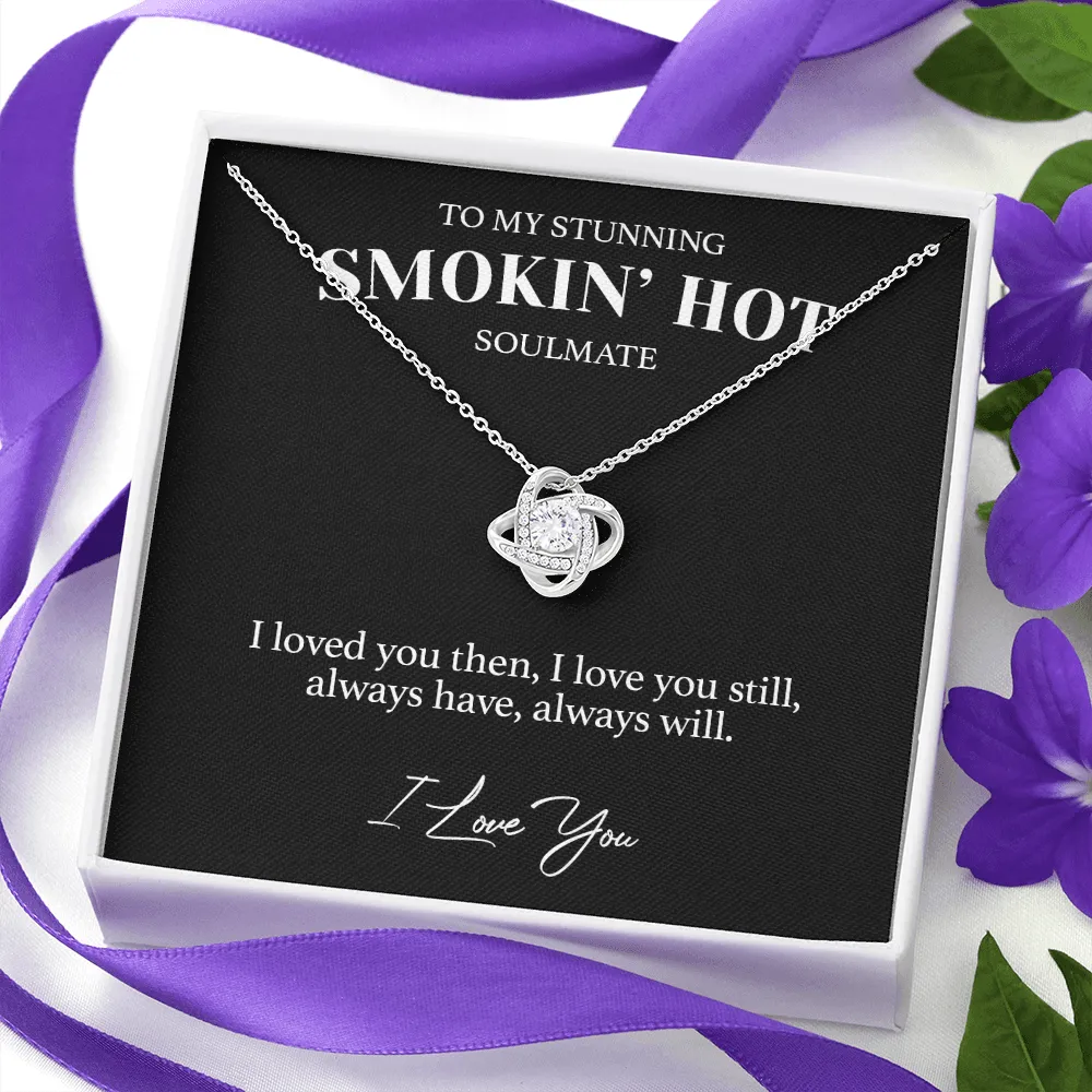 My Stunning Soulmate - Love You Still Luxury Love Knot Necklace