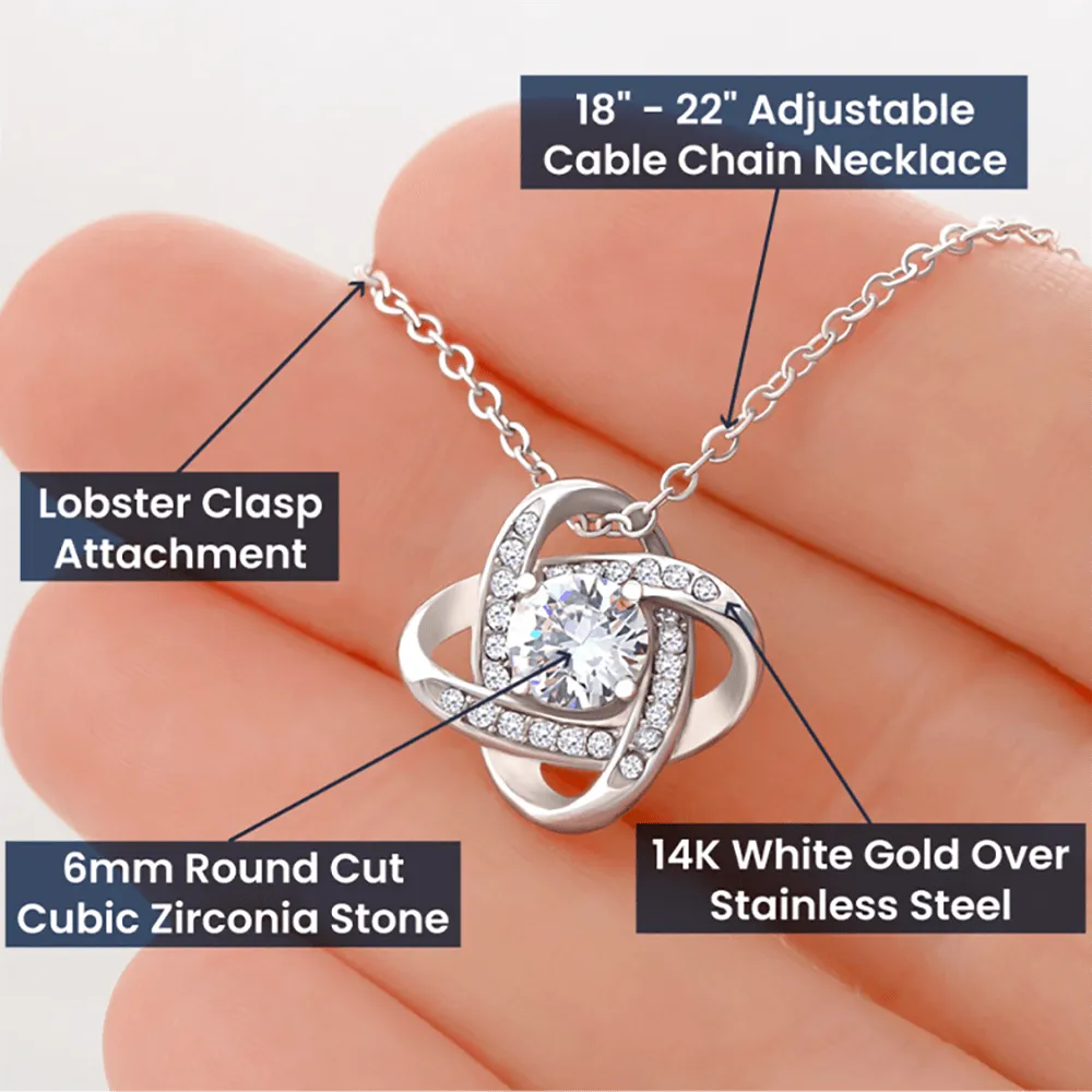 My Stunning Soulmate - Love You Still Luxury Love Knot Necklace