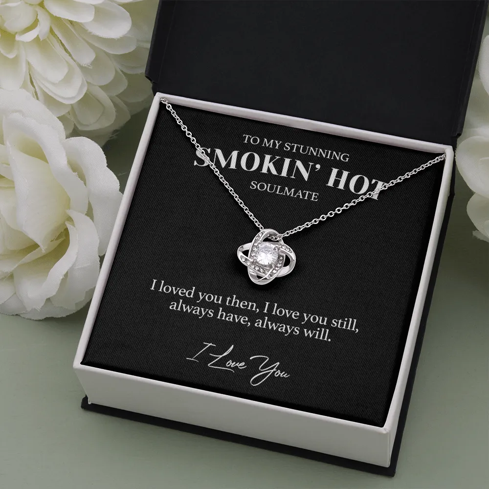 My Stunning Soulmate - Love You Still Luxury Love Knot Necklace
