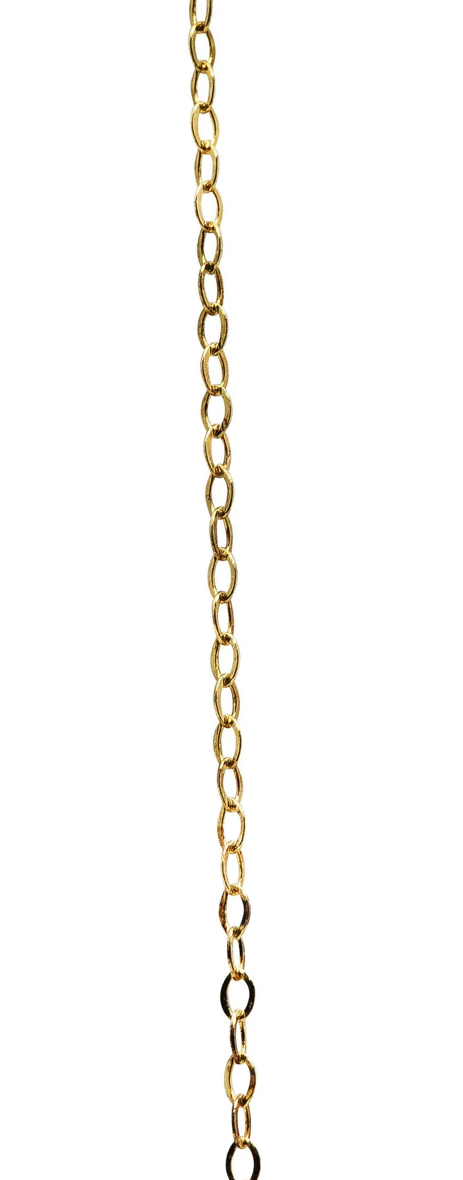 Nabstedt Art Nouveau Citrine Pearl 14 Karat Gold Pendant Necklace