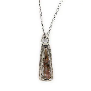 Neve - Pietersite Oxidized Silver Focus Necklace