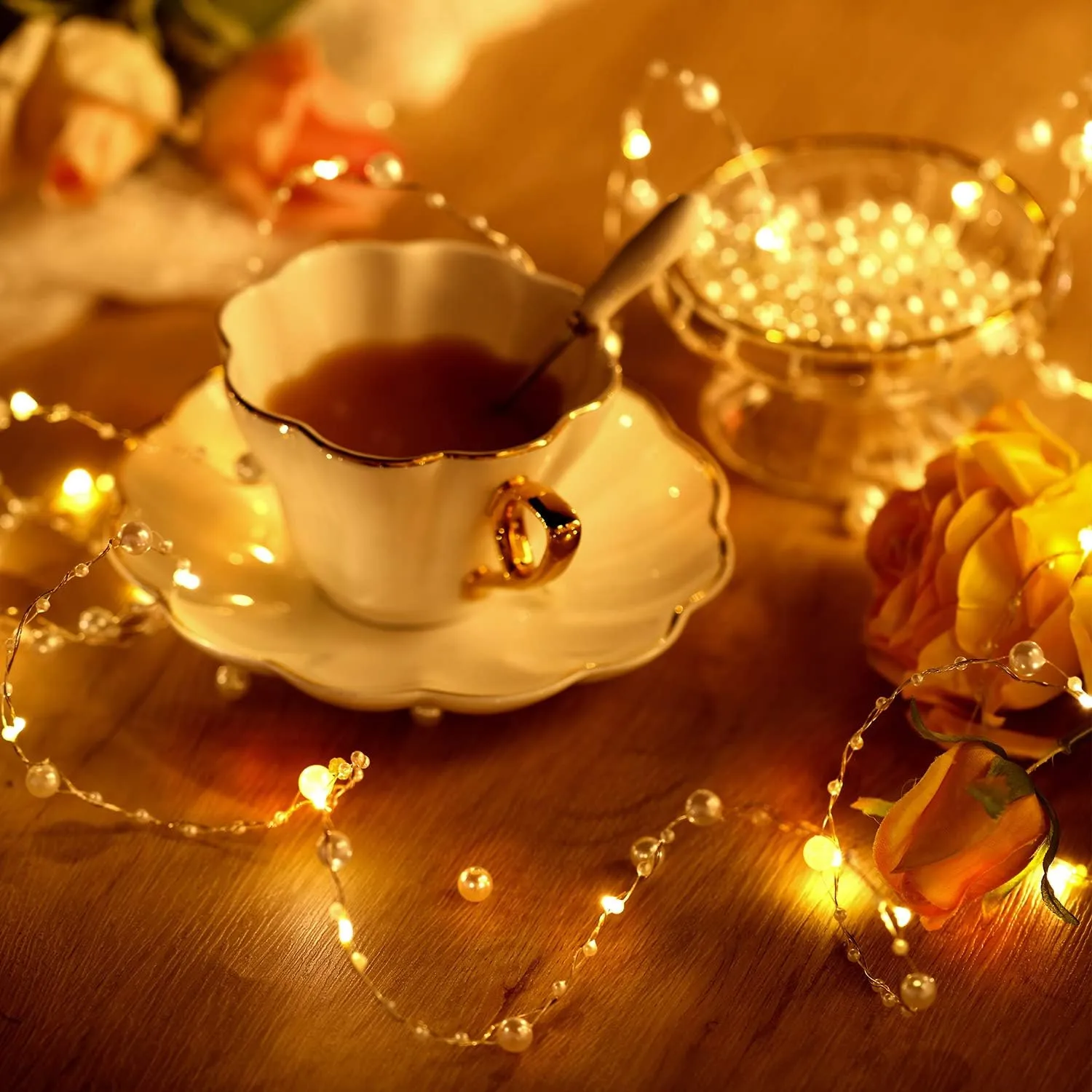 New in package! trueliving Pearl LED String Lights, 5.5 ft.