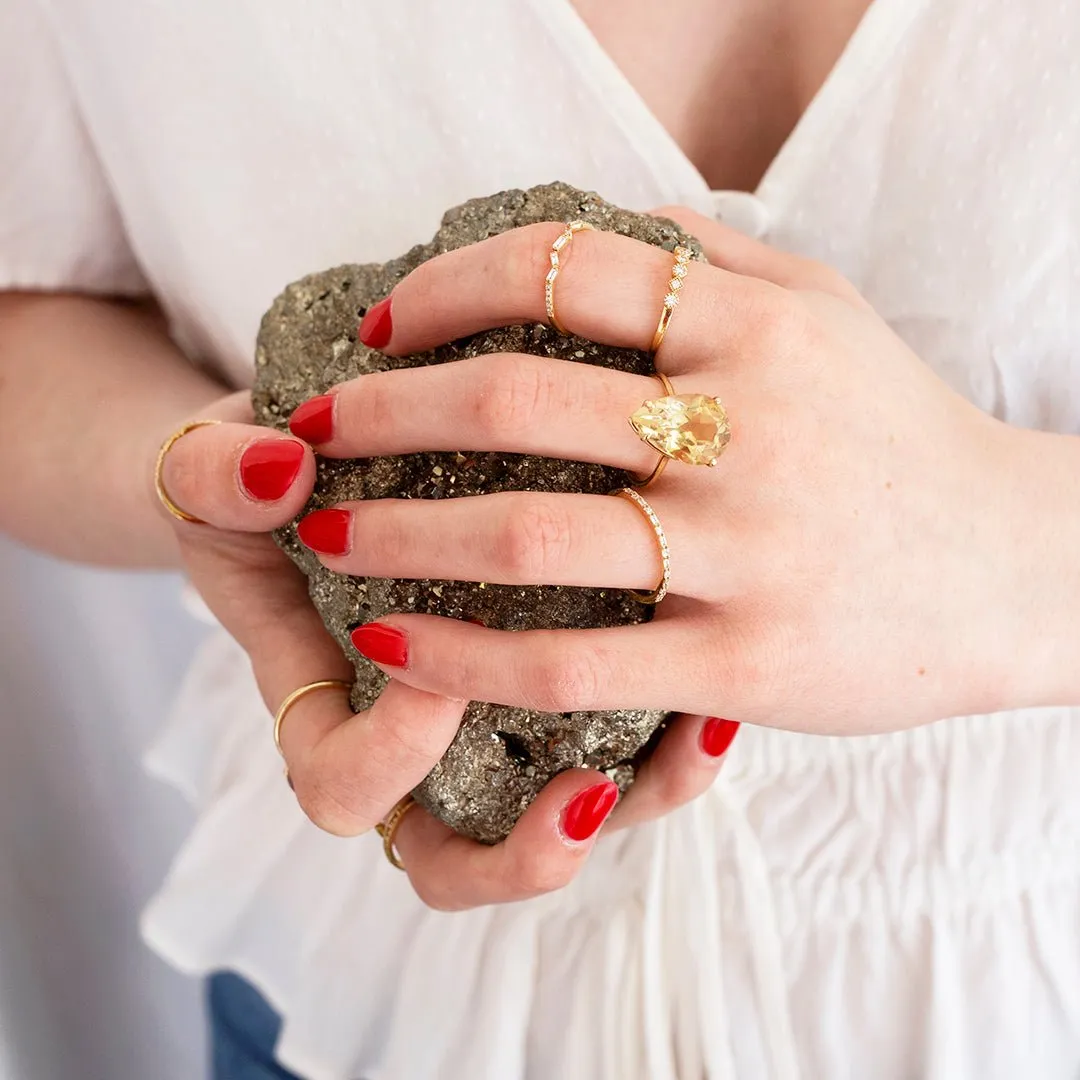 Nine Diamond Ring