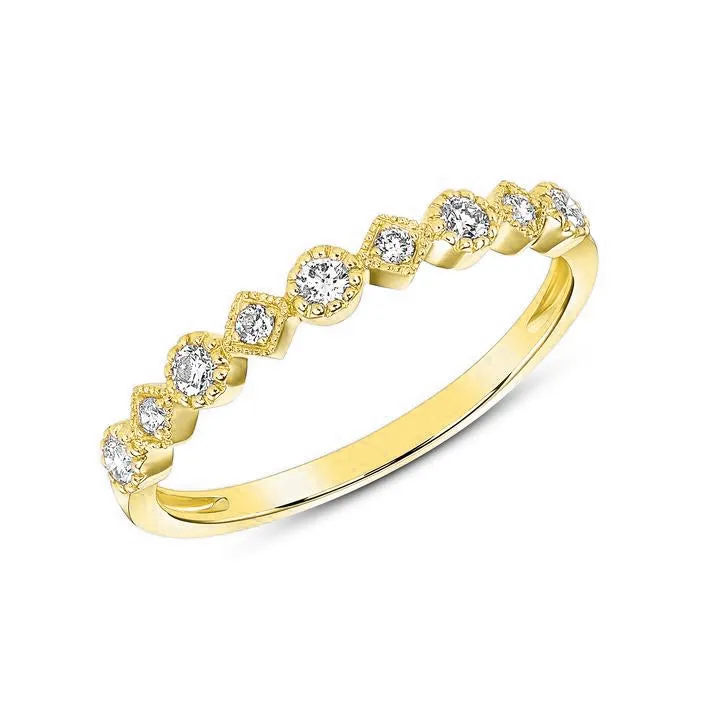 Nine Diamond Ring