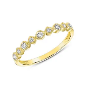 Nine Diamond Ring