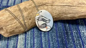 Noble Creatures Wooden Pendant / Necklace