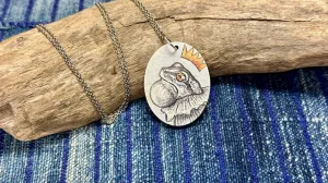 Noble Creatures Wooden Pendant / Necklace