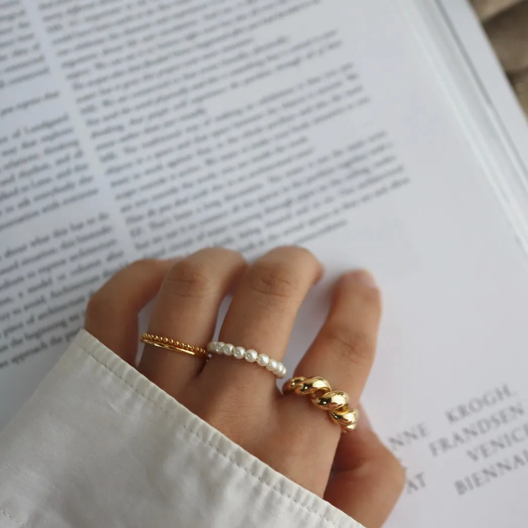 noble pearl ring