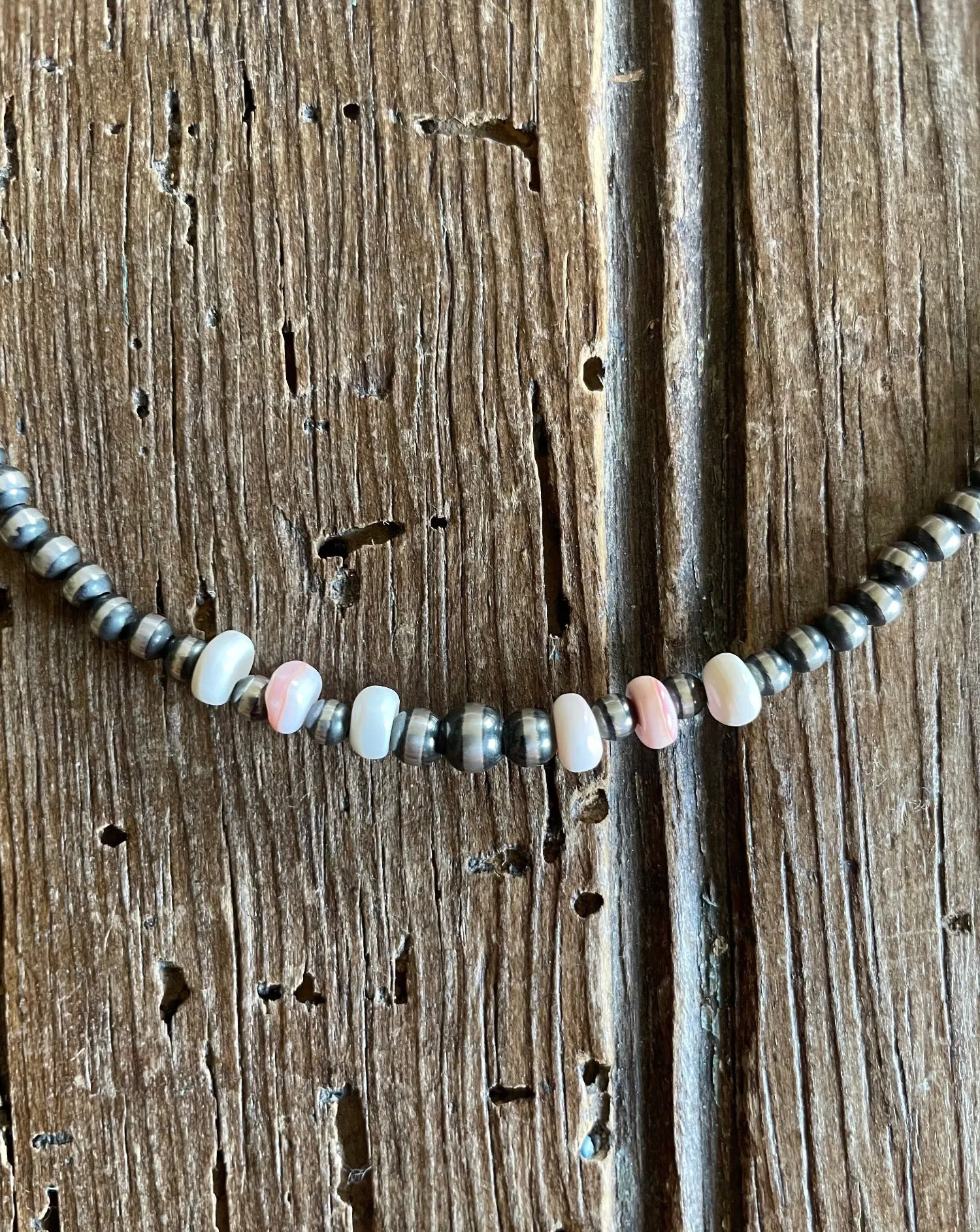 Northlake Pink Conch Sterling Silver Pearl Necklace