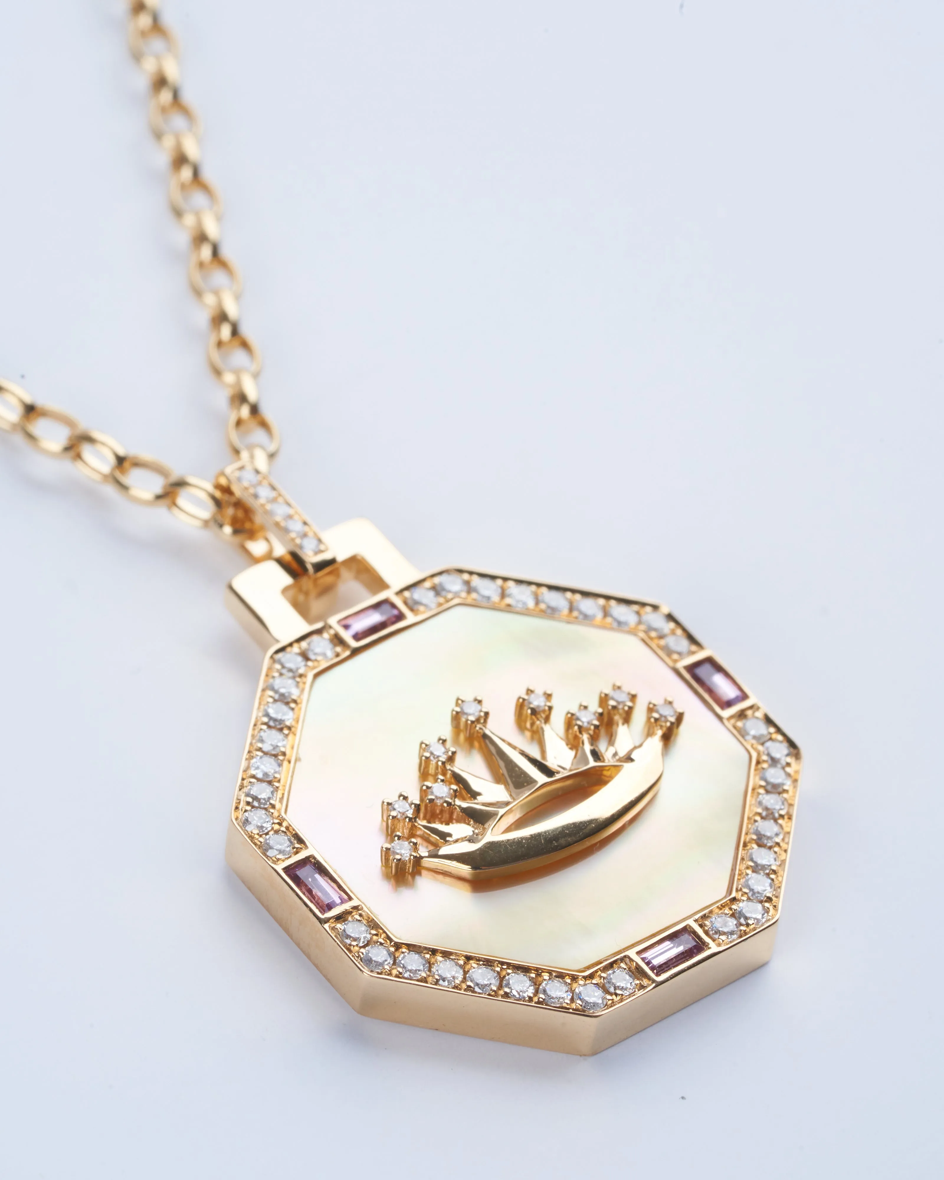 octagonal empress necklace