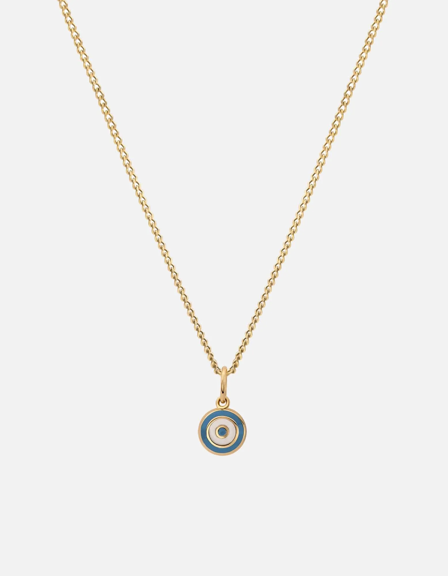 Ojos Necklace, Gold Vermeil/Black