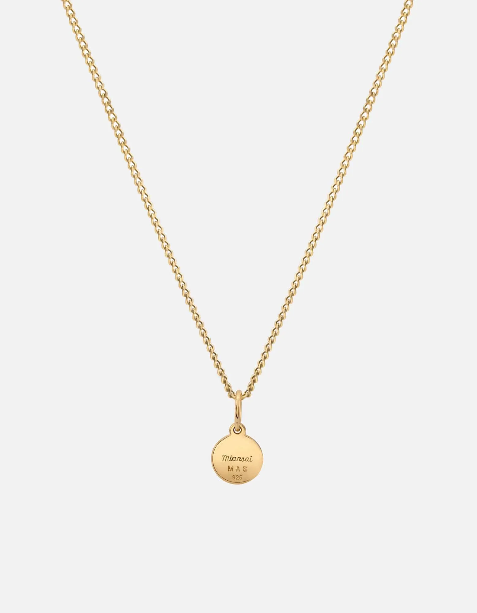 Ojos Necklace, Gold Vermeil/Linen