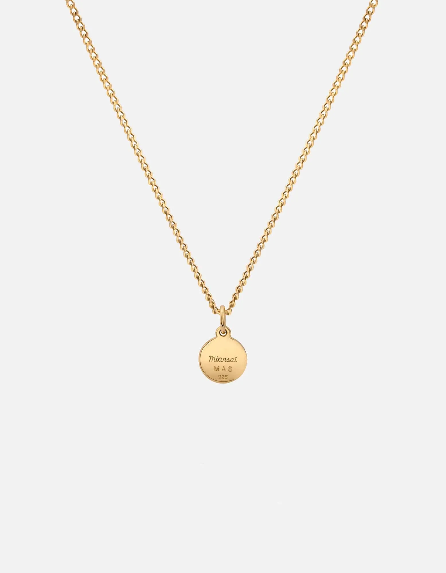Ojos Necklace, Gold Vermeil/Linen