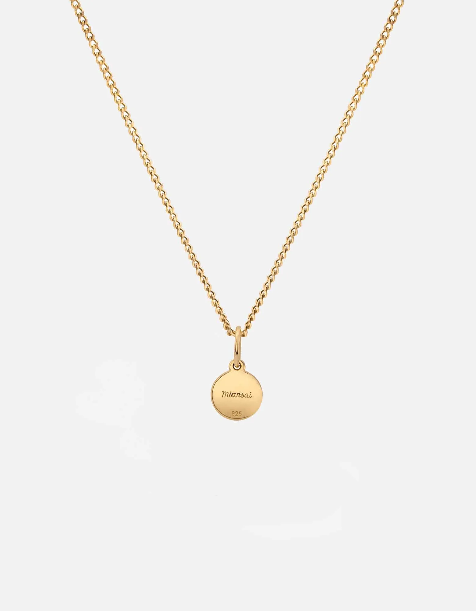 Ojos Necklace, Gold Vermeil/Linen