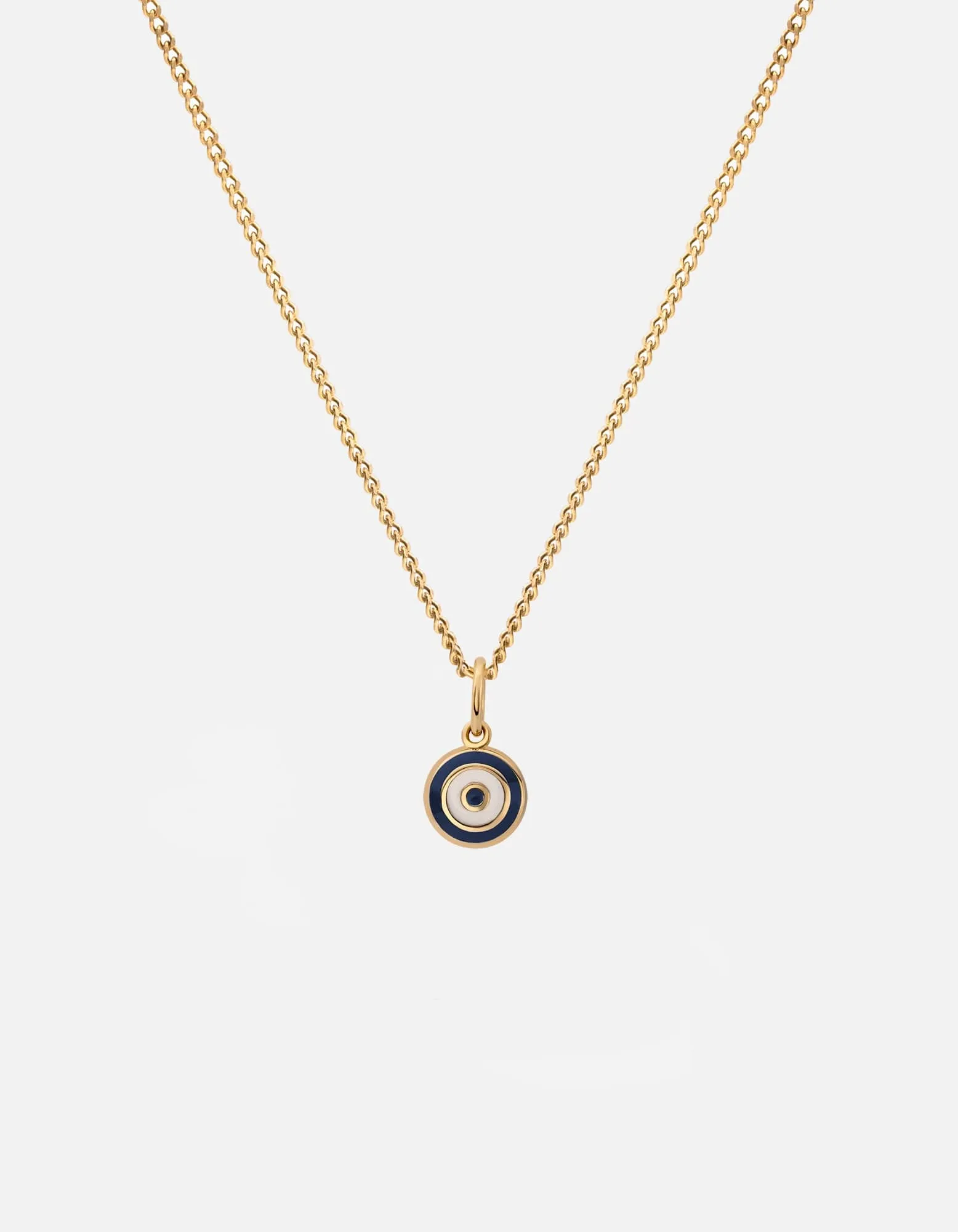 Ojos Necklace, Gold Vermeil/Linen
