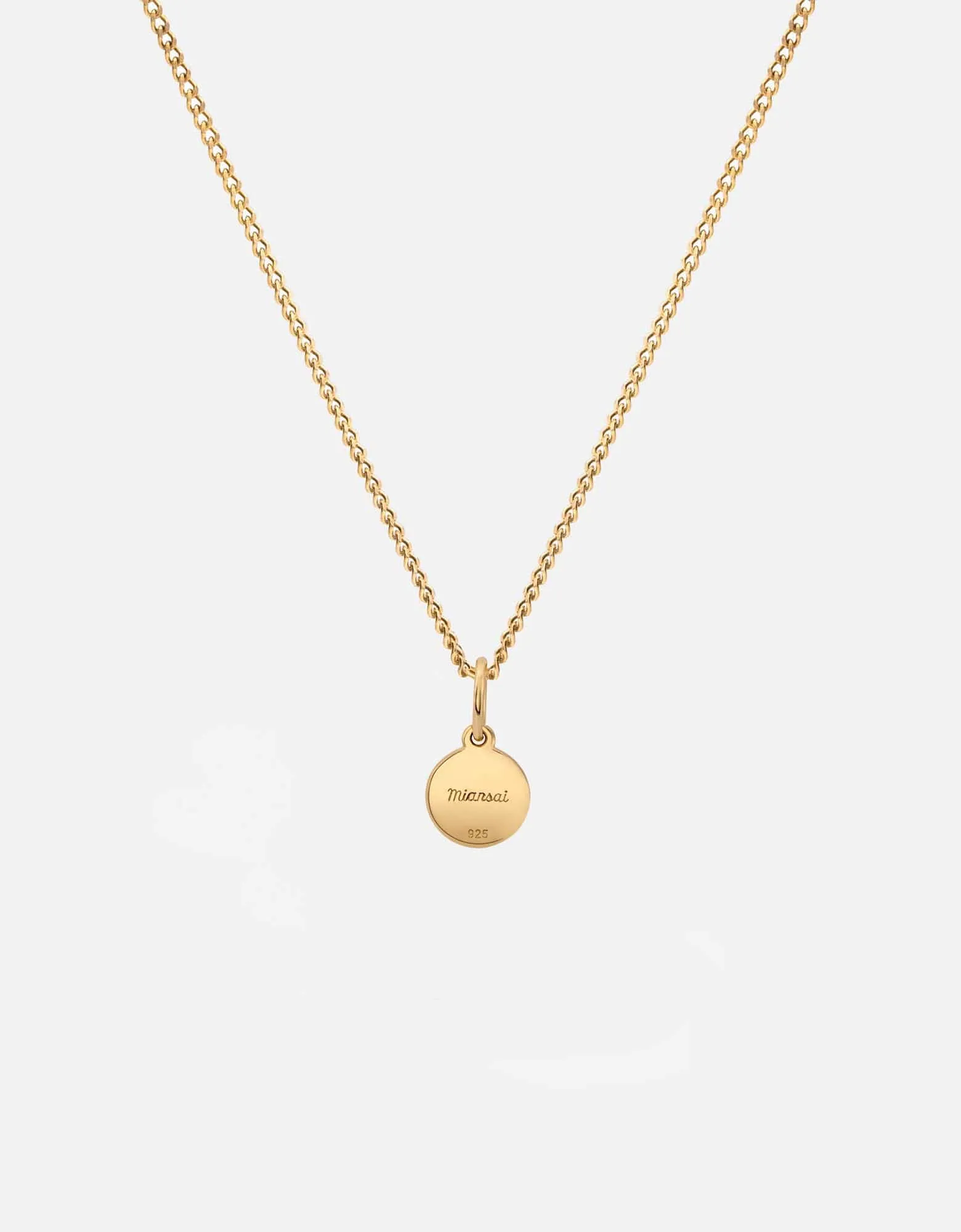 Ojos Necklace, Gold Vermeil/Linen