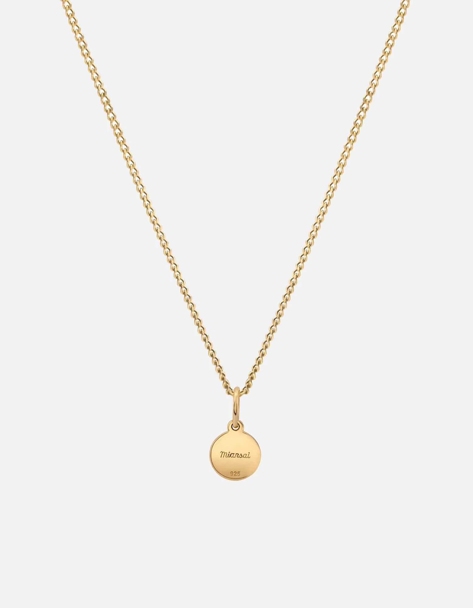 Ojos Necklace, Gold Vermeil/Linen