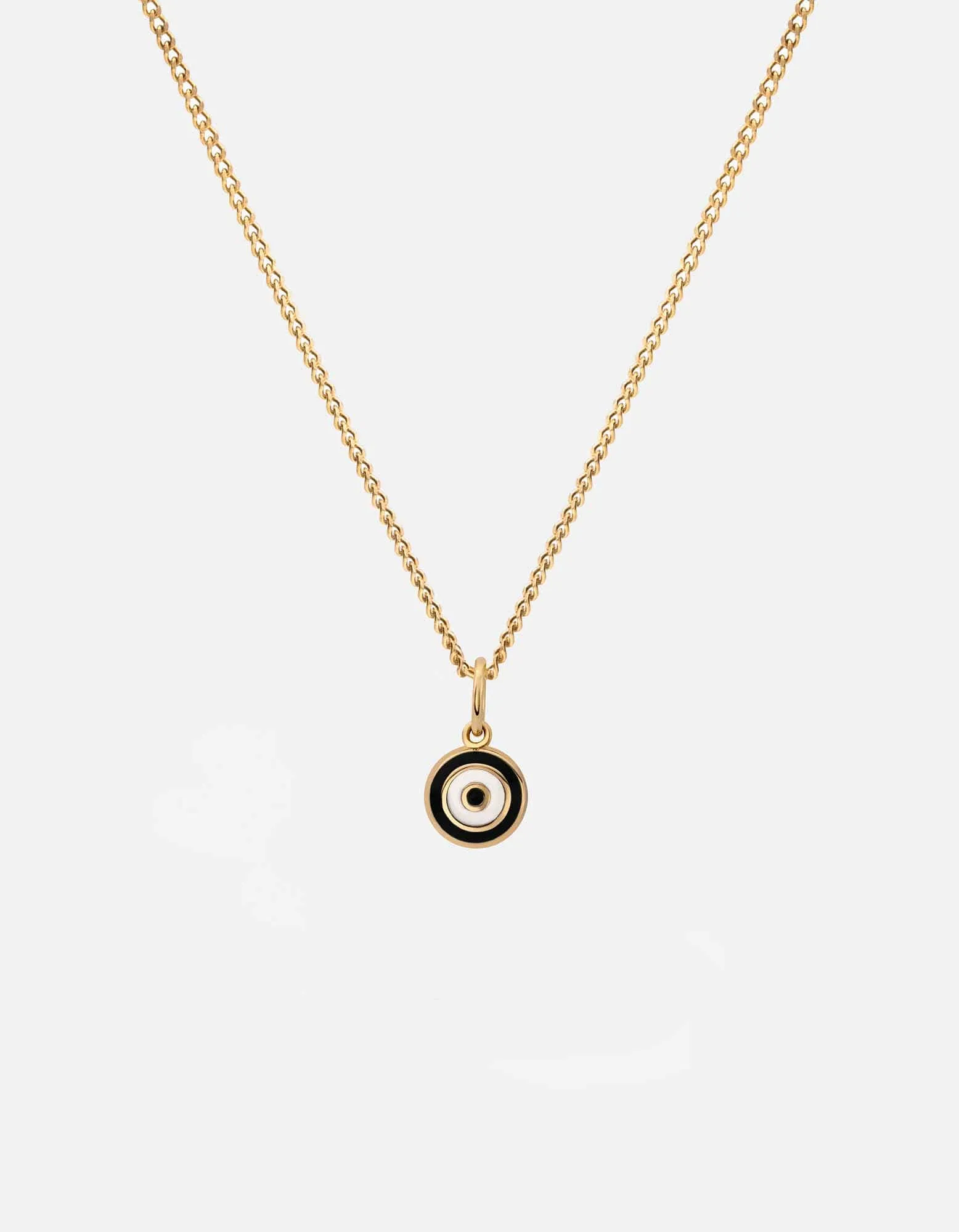 Ojos Necklace, Gold Vermeil/Linen