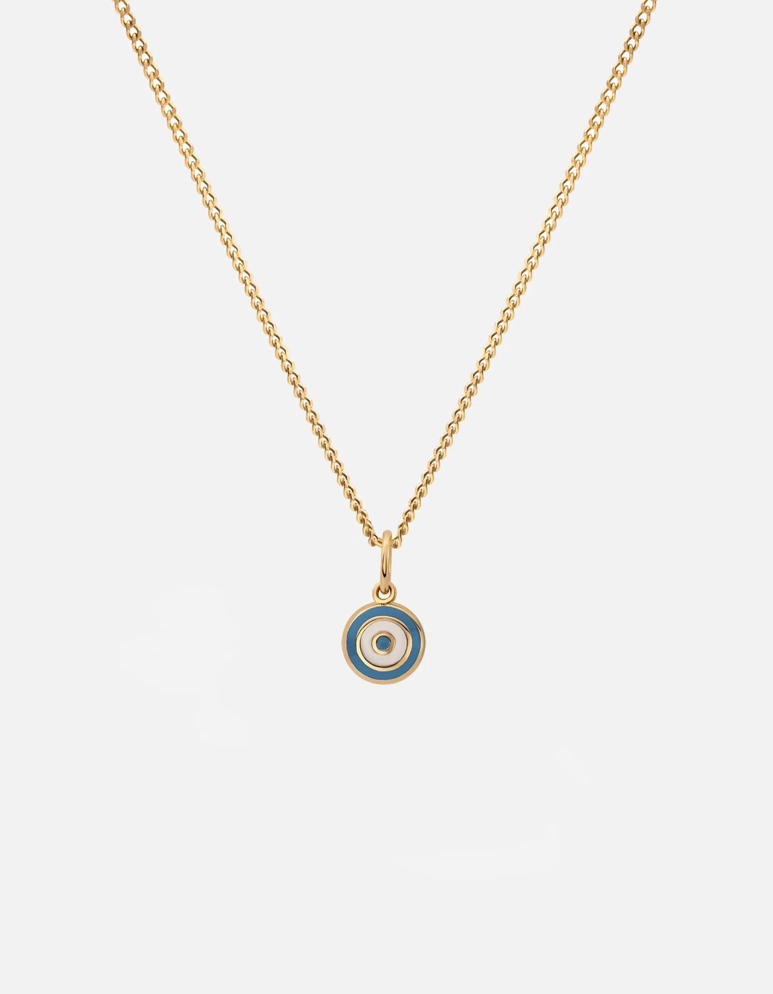 Ojos Necklace, Gold Vermeil/Linen