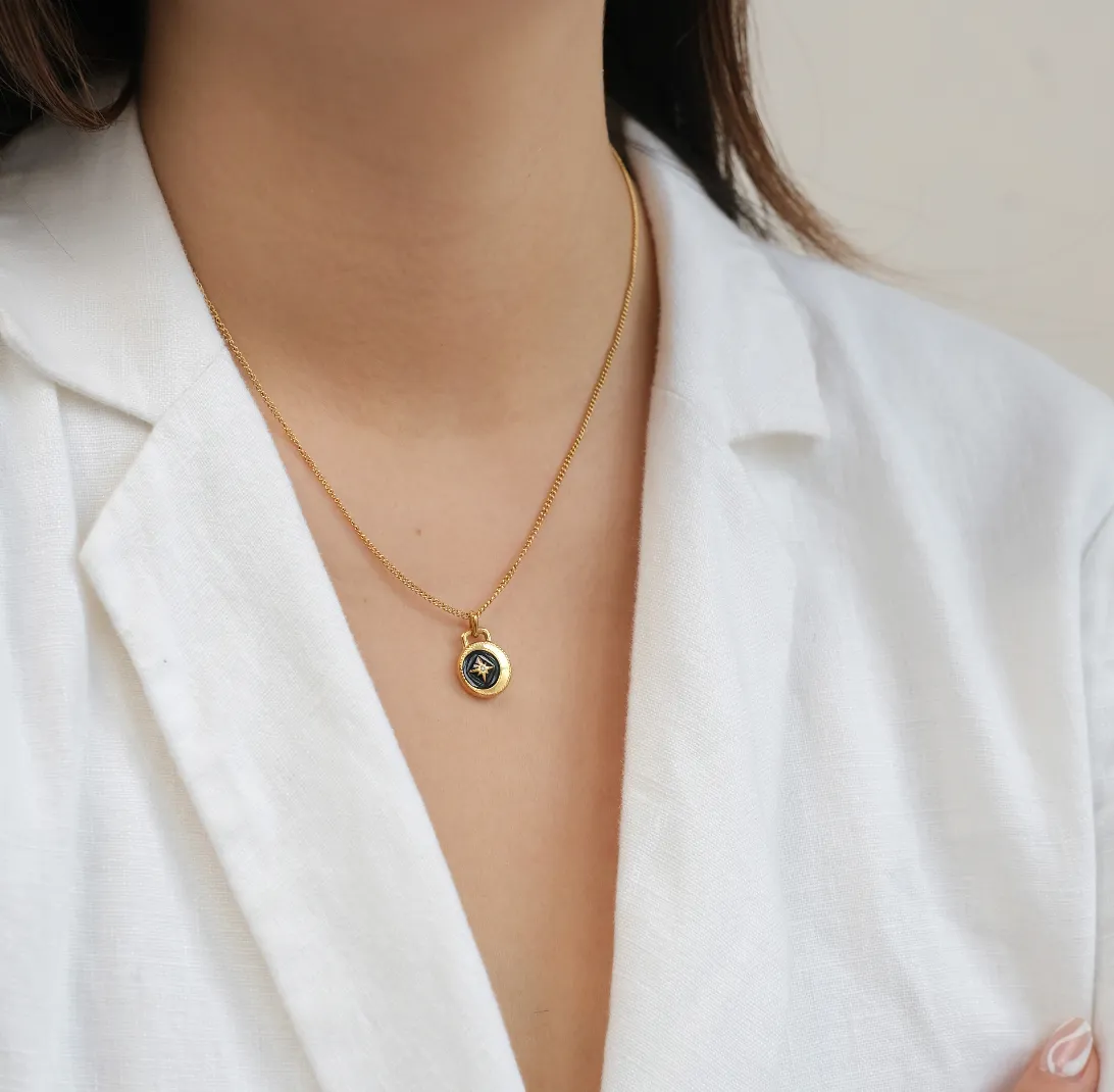 Onyx Celestial Necklace