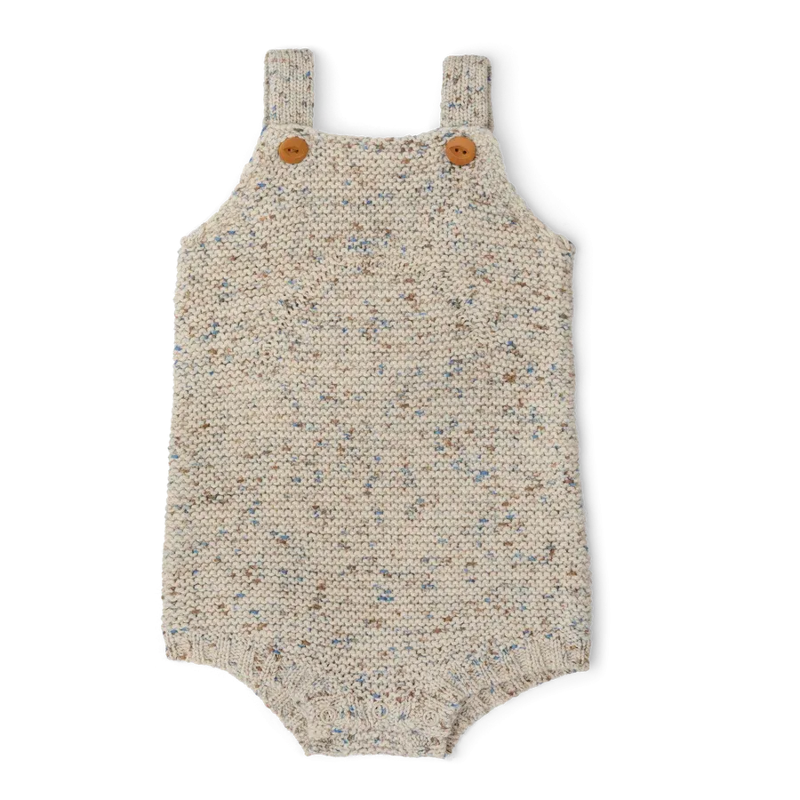 Organic Funfetti  Romper - Sea