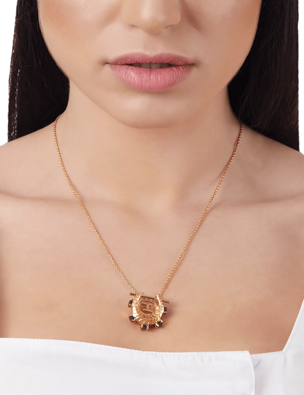 Outhouse   -   OH Series O.H V Crescent Necklace