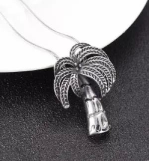 Palm Tree Cremation Necklace