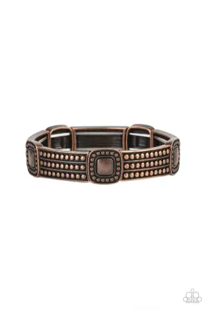 Paparazzi - Rustic Redux - Copper Bracelet