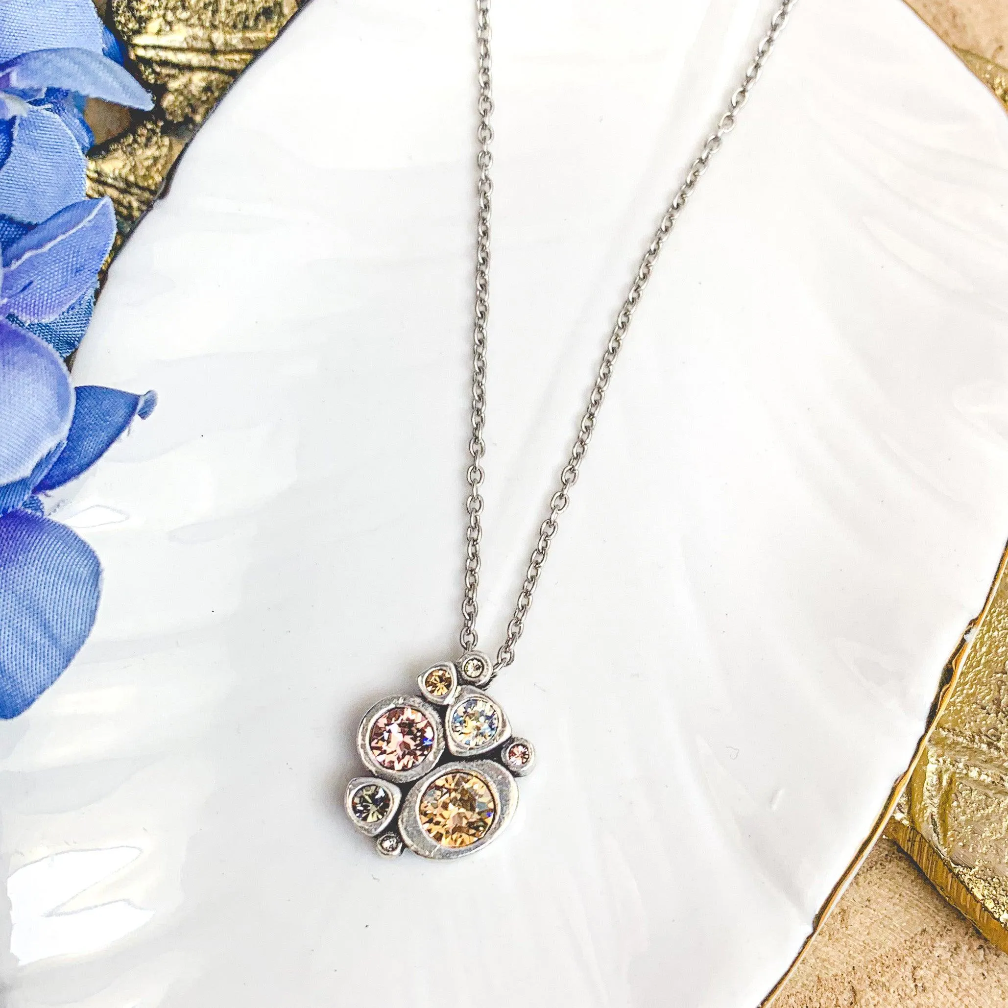 Patricia Locke Champagne Honeycomb Necklace