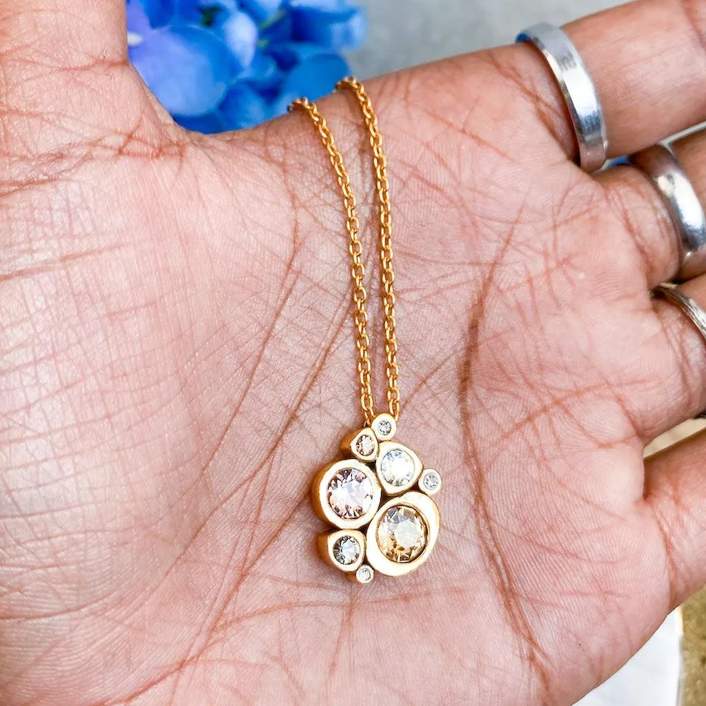 Patricia Locke Champagne Honeycomb Necklace