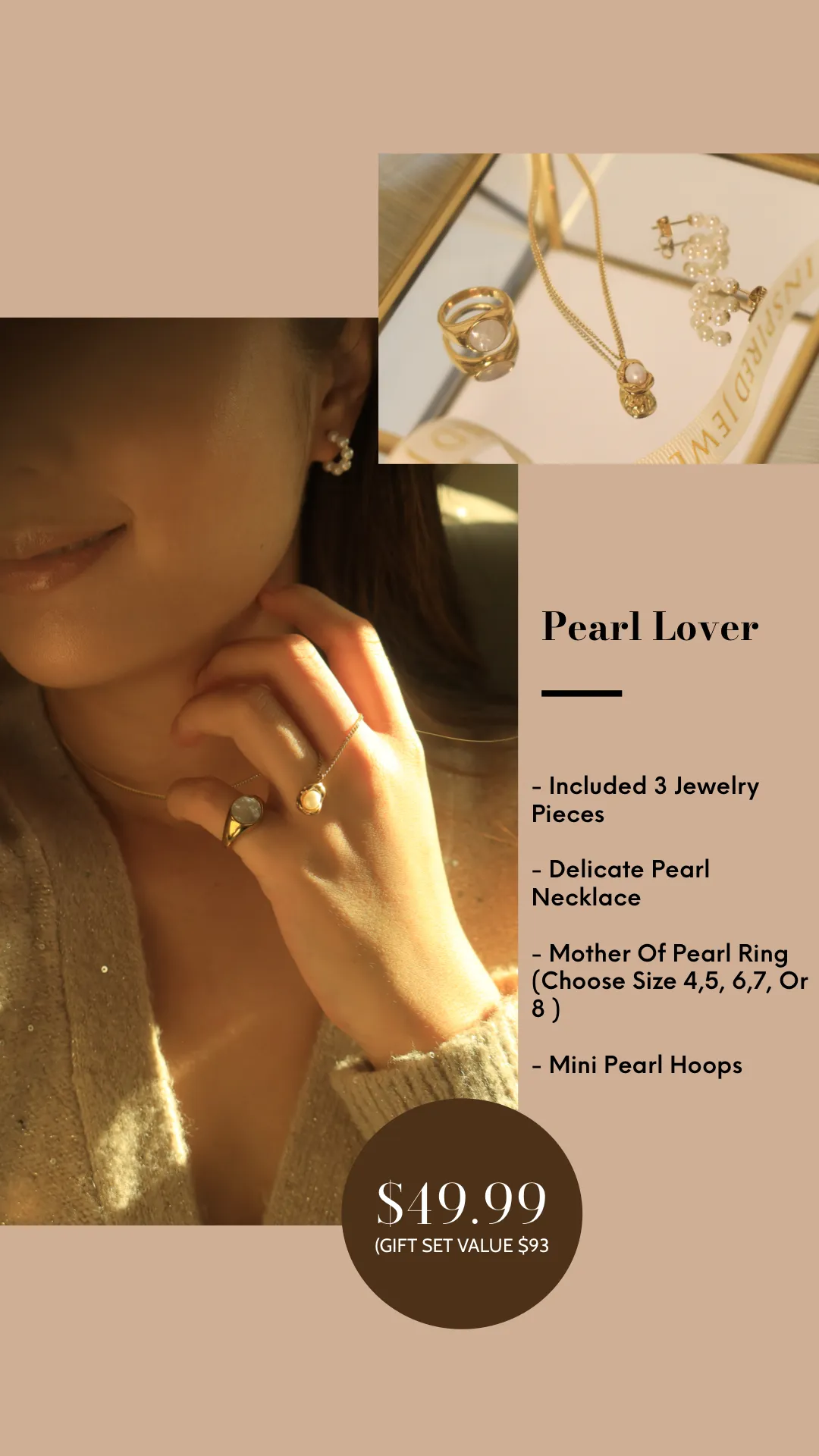Pearl Lover Jewelry Set