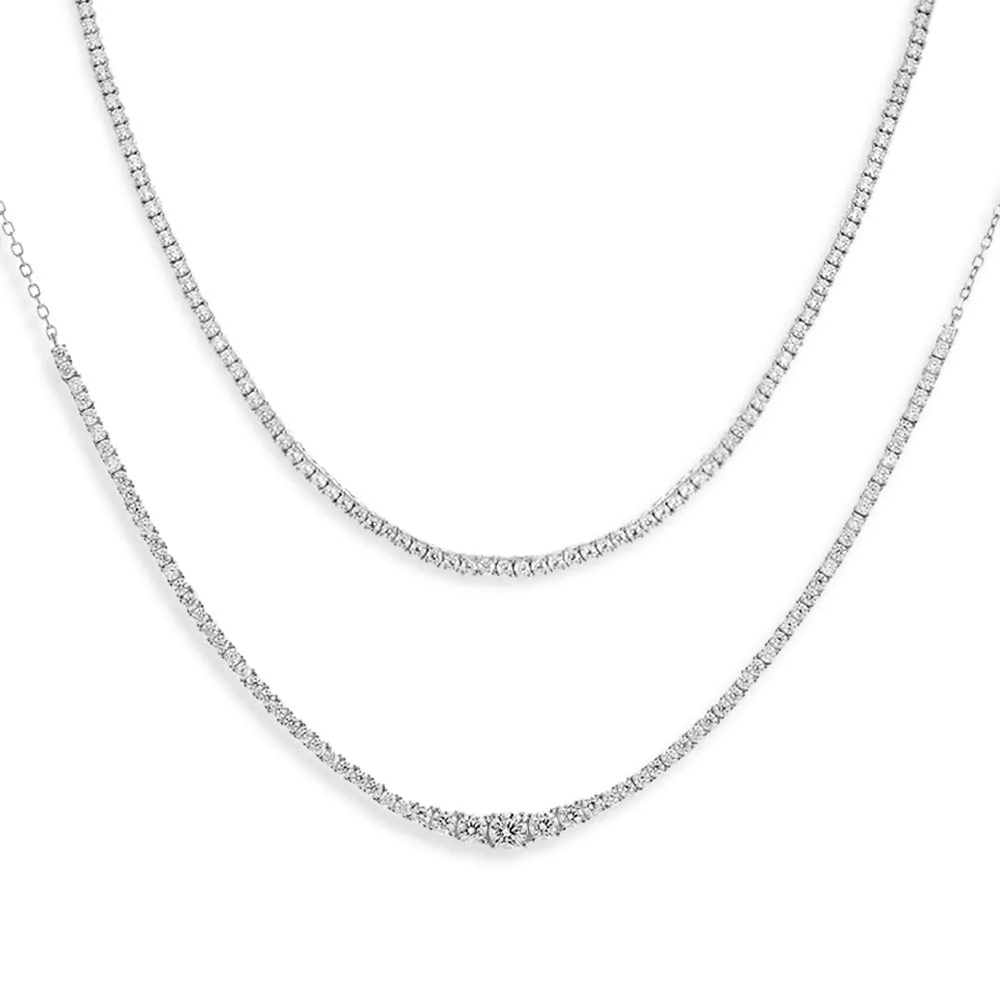 Perfectly Tennis Necklace Combo Set