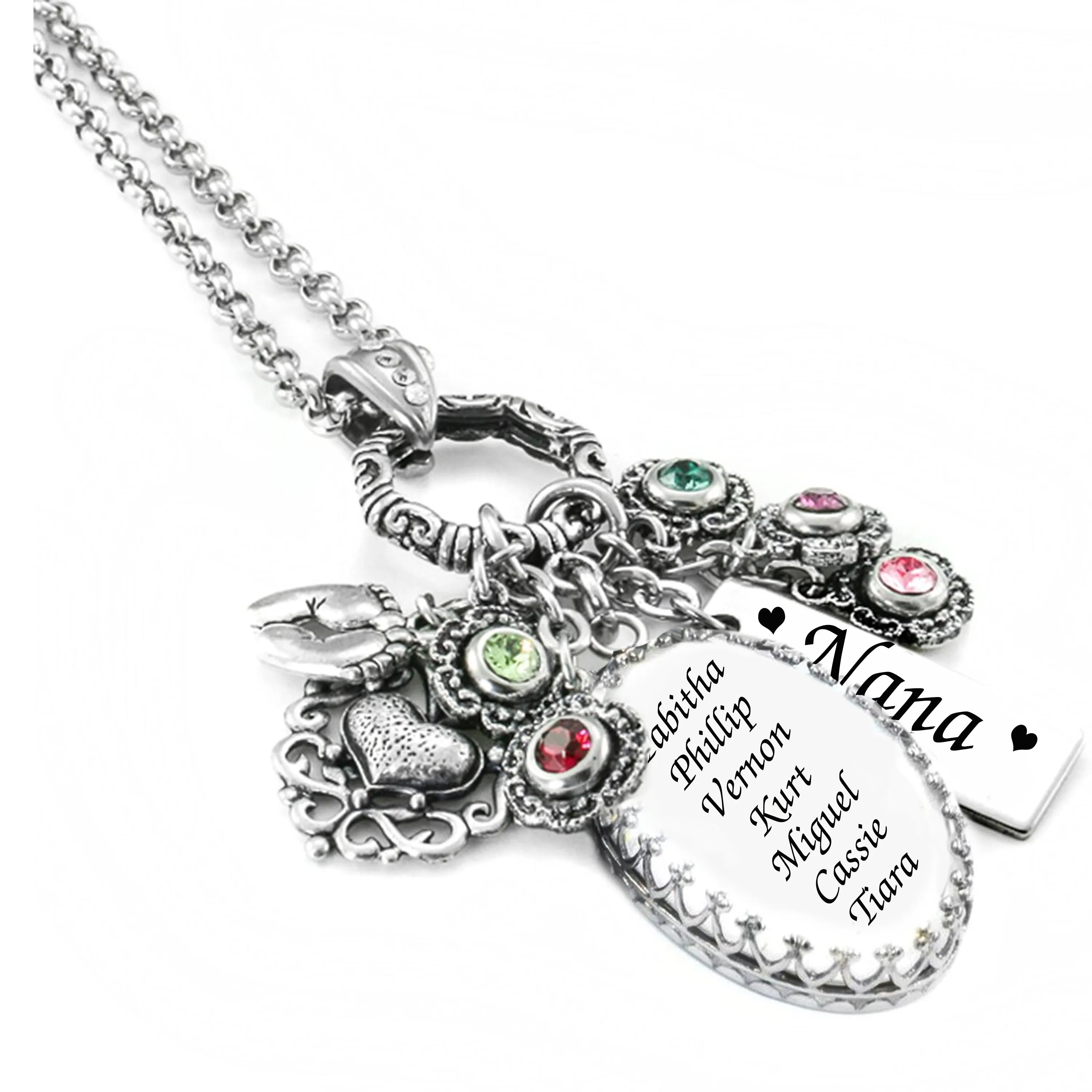 Personalized Mother's Necklace for Mom or Grandma
