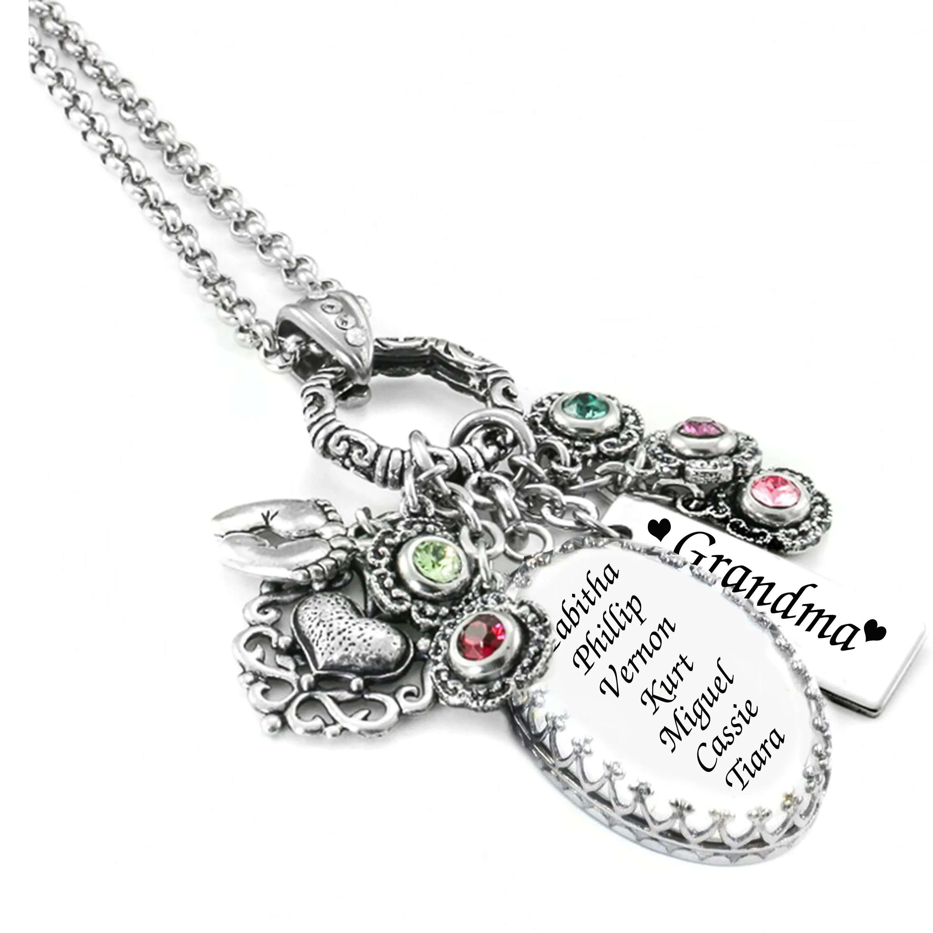 Personalized Mother's Necklace for Mom or Grandma