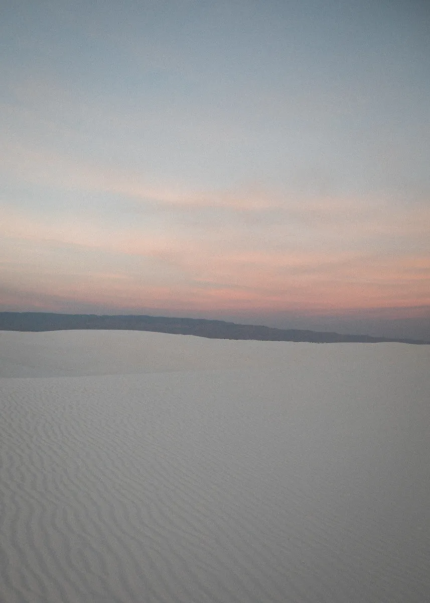 Photography: White Sands Sunset