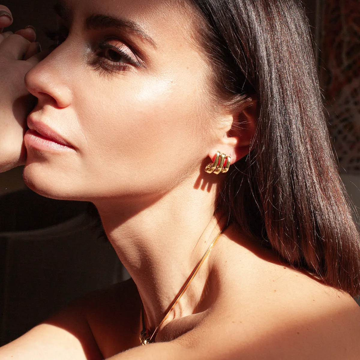 Piet Beaded Charm Choker Necklace