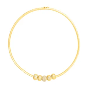 Piet Beaded Charm Choker Necklace