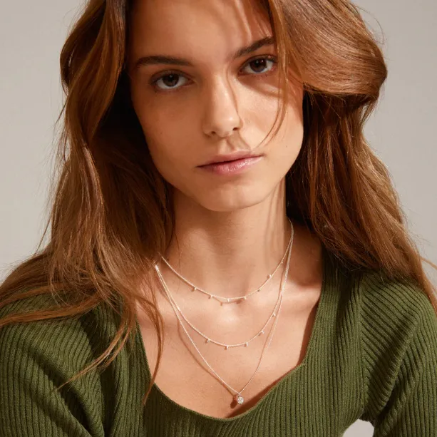 Pilgrim Chayenne Silver Necklace