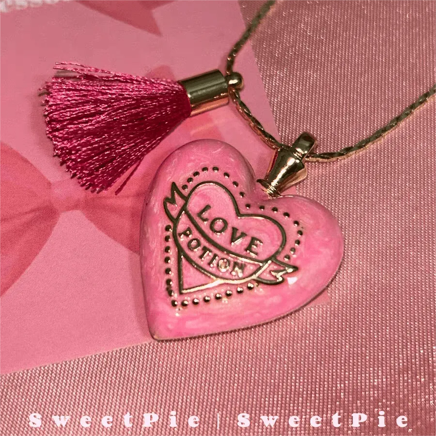 Pink Barbie Sweetie Pie Pendant Necklace