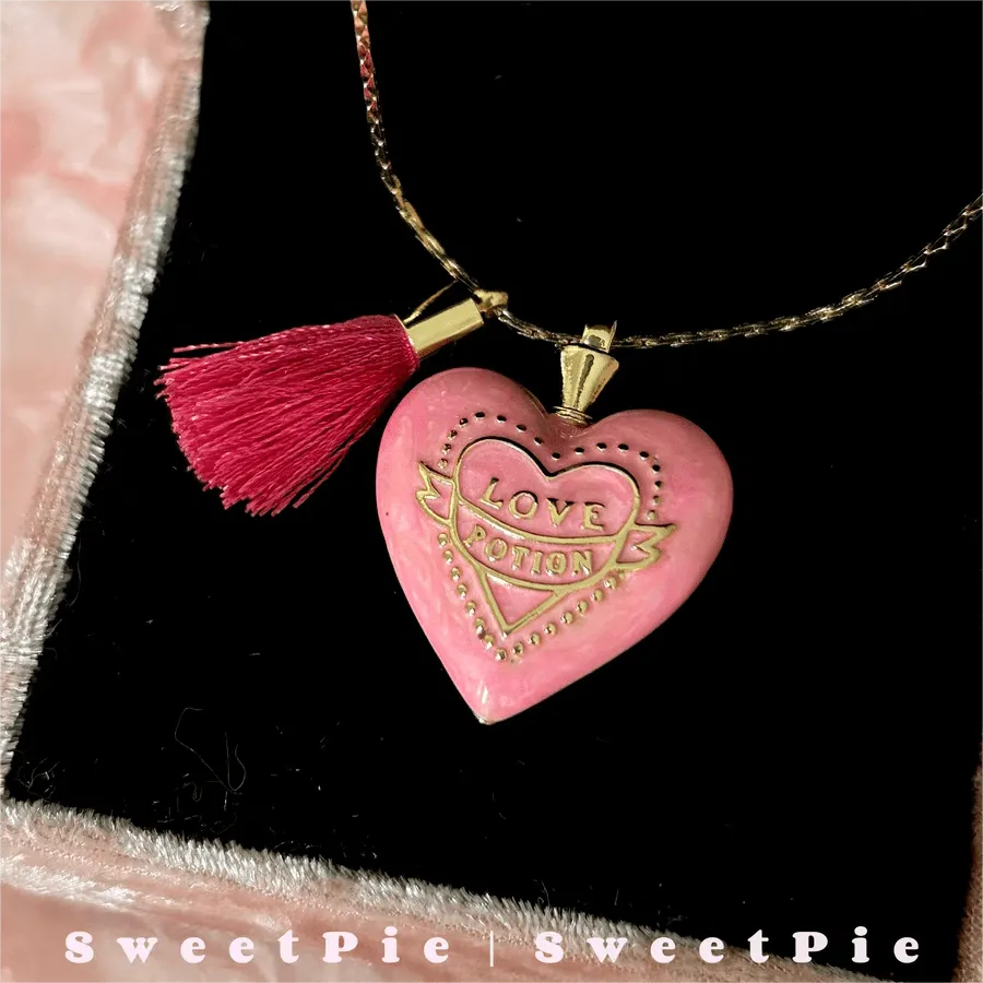 Pink Barbie Sweetie Pie Pendant Necklace