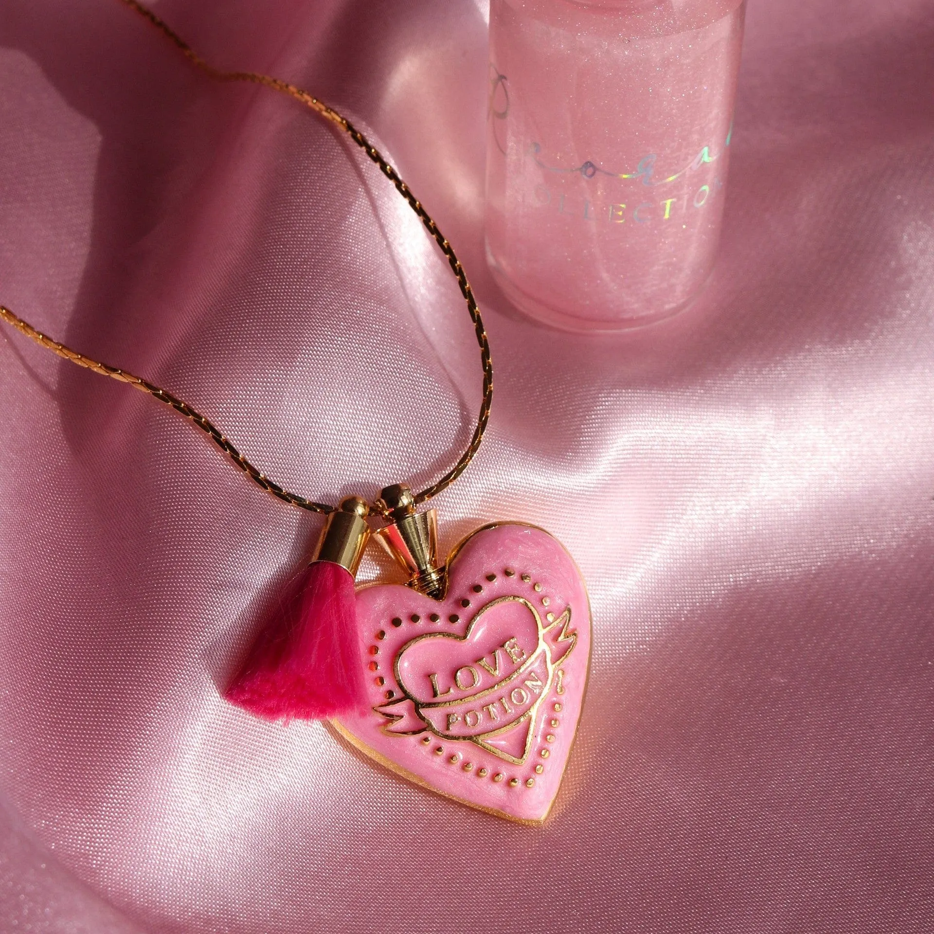 Pink Barbie Sweetie Pie Pendant Necklace