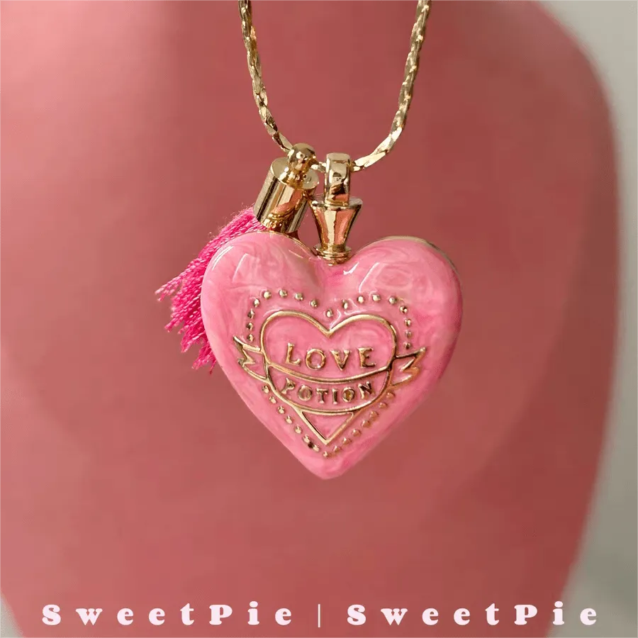 Pink Barbie Sweetie Pie Pendant Necklace