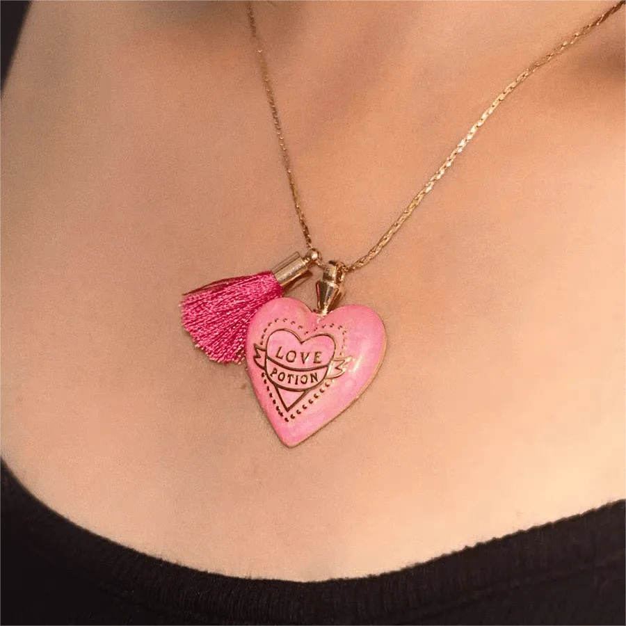 Pink Barbie Sweetie Pie Pendant Necklace
