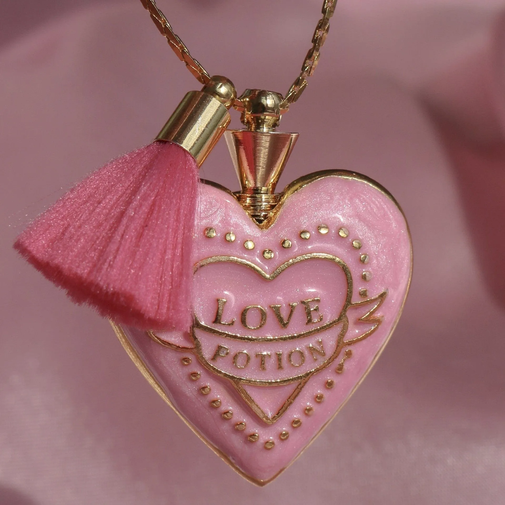 Pink Barbie Sweetie Pie Pendant Necklace