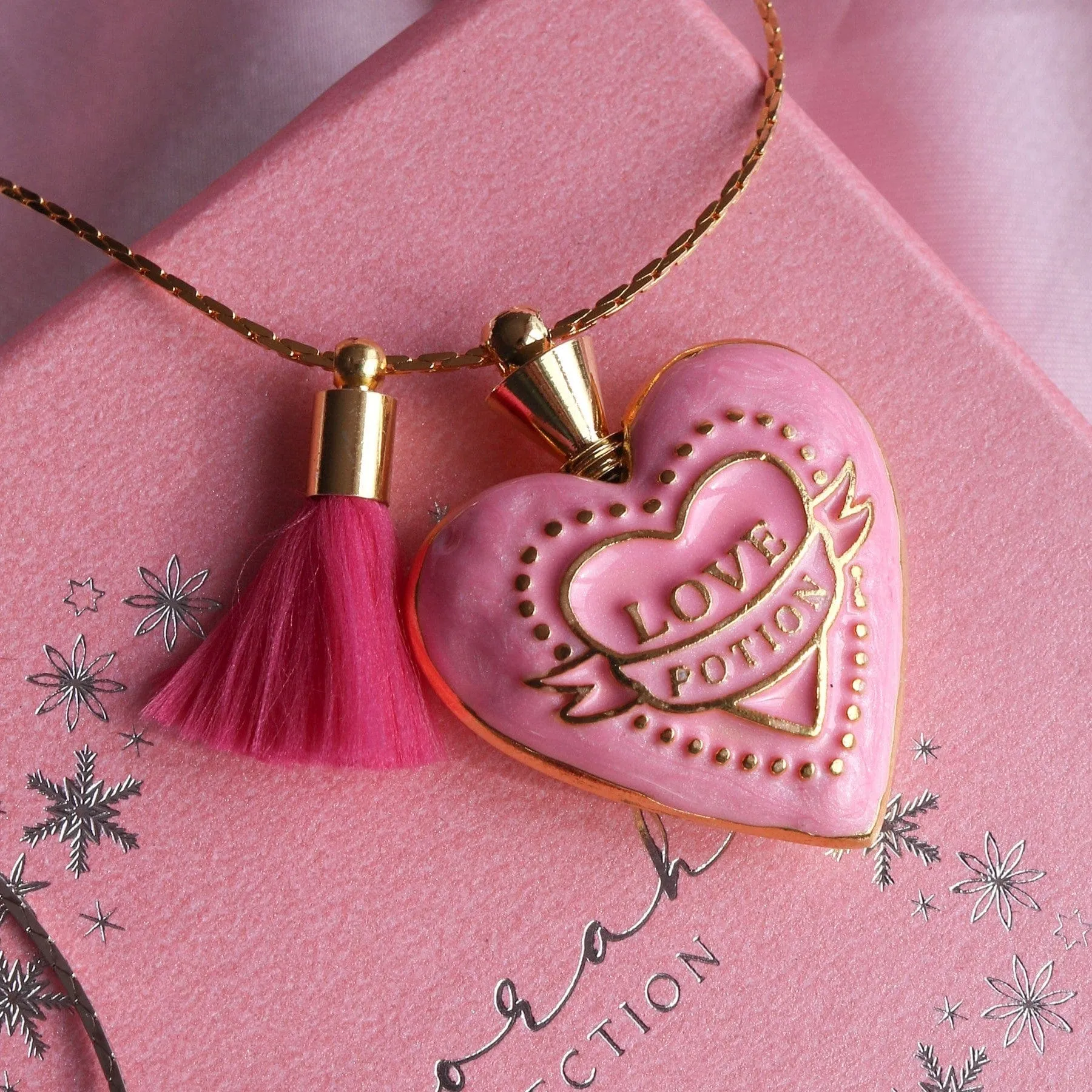 Pink Barbie Sweetie Pie Pendant Necklace