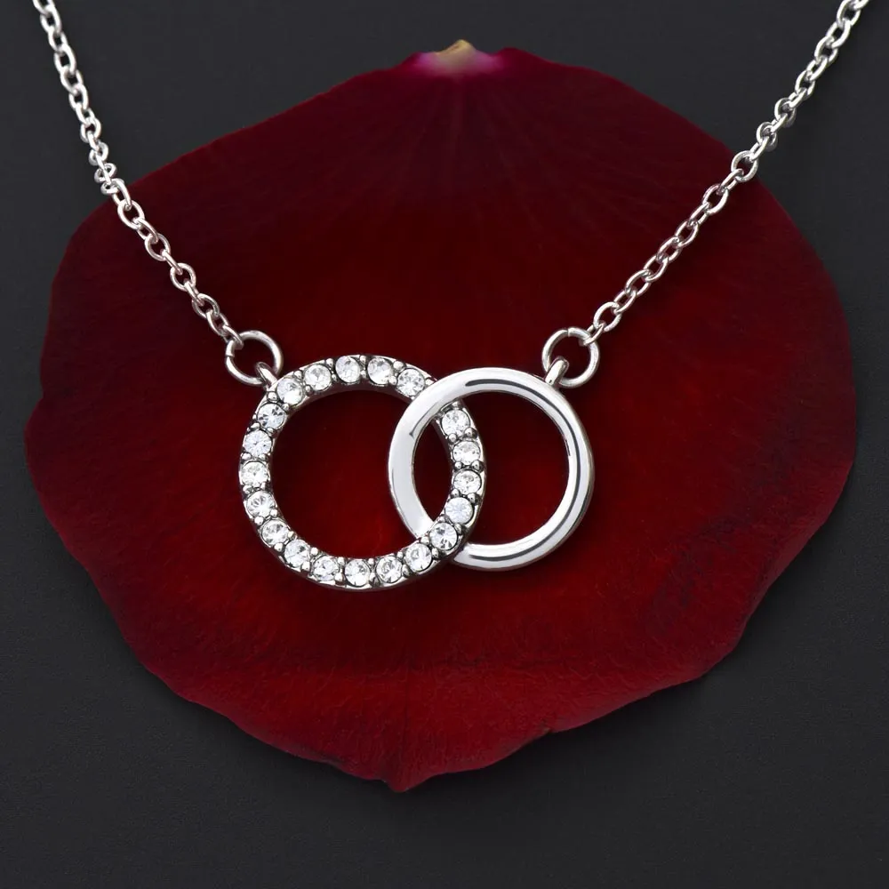 Precious you will always be-Perfect Pair Circle Necklace for Daughter