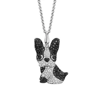 Puppy Wang Wang French Bulldog Pierre Pendant Necklace