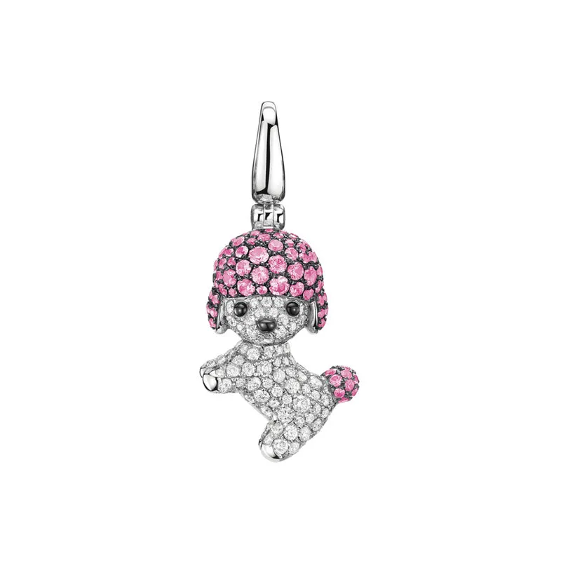 Puppy Wang Wang Toy Poodle Sophie Pendant Necklace
