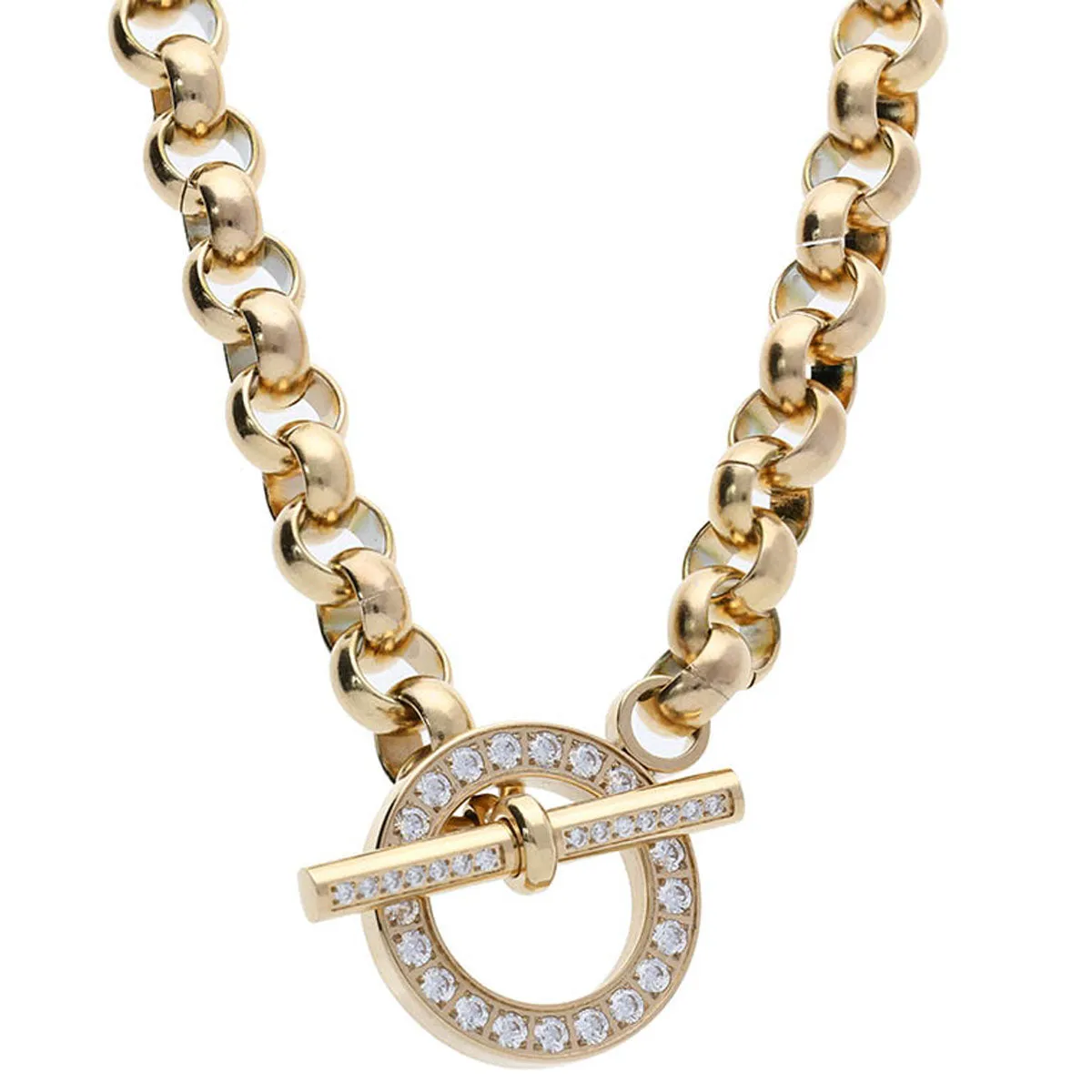 Qudo Ceccano Deluxe Gold Necklace